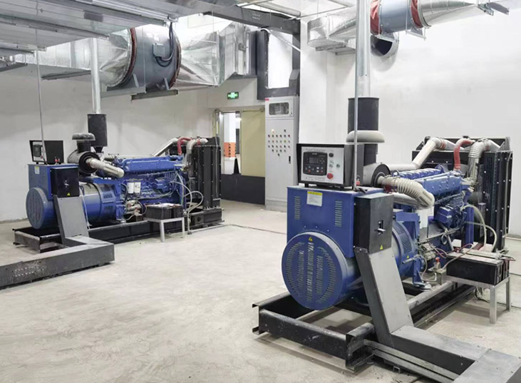 小区800kw1台300kw2台机组调试完毕