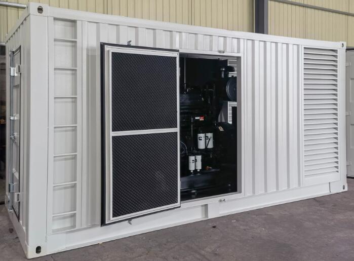 油田用集装箱发电机组安装发货